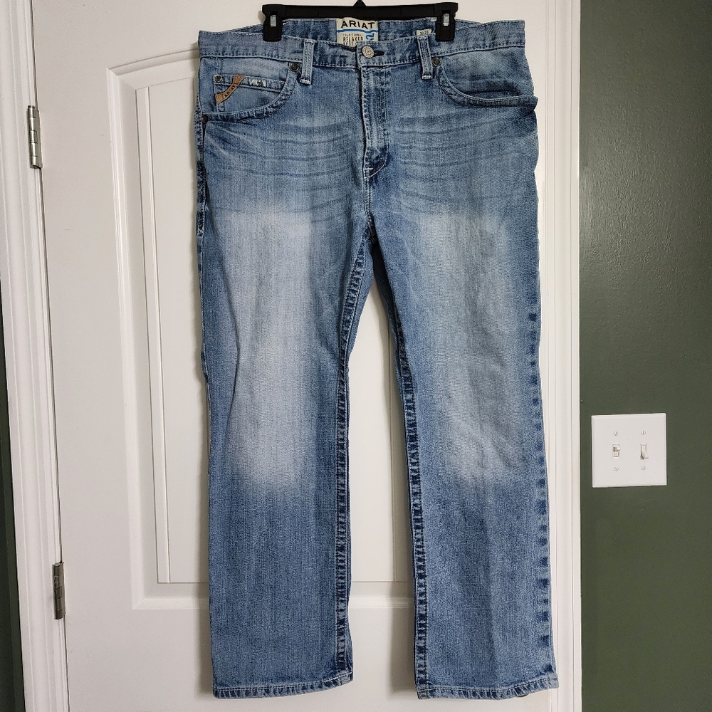 Ariat M2 Jeans Sz 38/30 Stirling Shasta Low Rise Bootcut Western Workwear